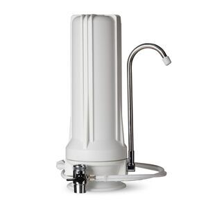 iSpring CT10-W Countertop Water Filter, Multi-Layer Faucet Water Filter System